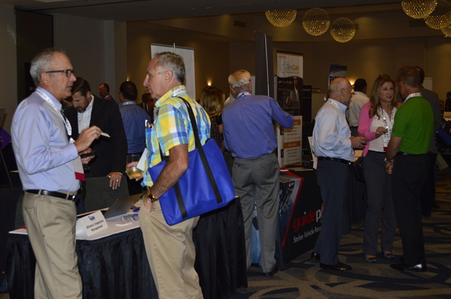 The event offered several opportunities for attendees to network with various vendors in the exhibit hall. Photo by Amy Winter-Hercher.